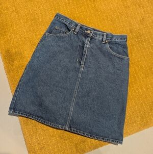 100% Cotton Vintage Denim Mini Skirt